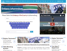 Tablet Screenshot of embassyjohannesburg.com